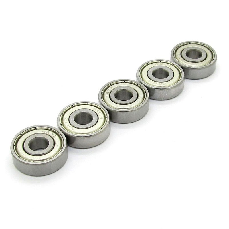 NewZoll 7x22x7 mm Miniature Deep Groove Ball Bearing 627ZZ 80027 627Z Skateboard Modle Bearings 10 PCS Skateboard Bearings  - Image 1