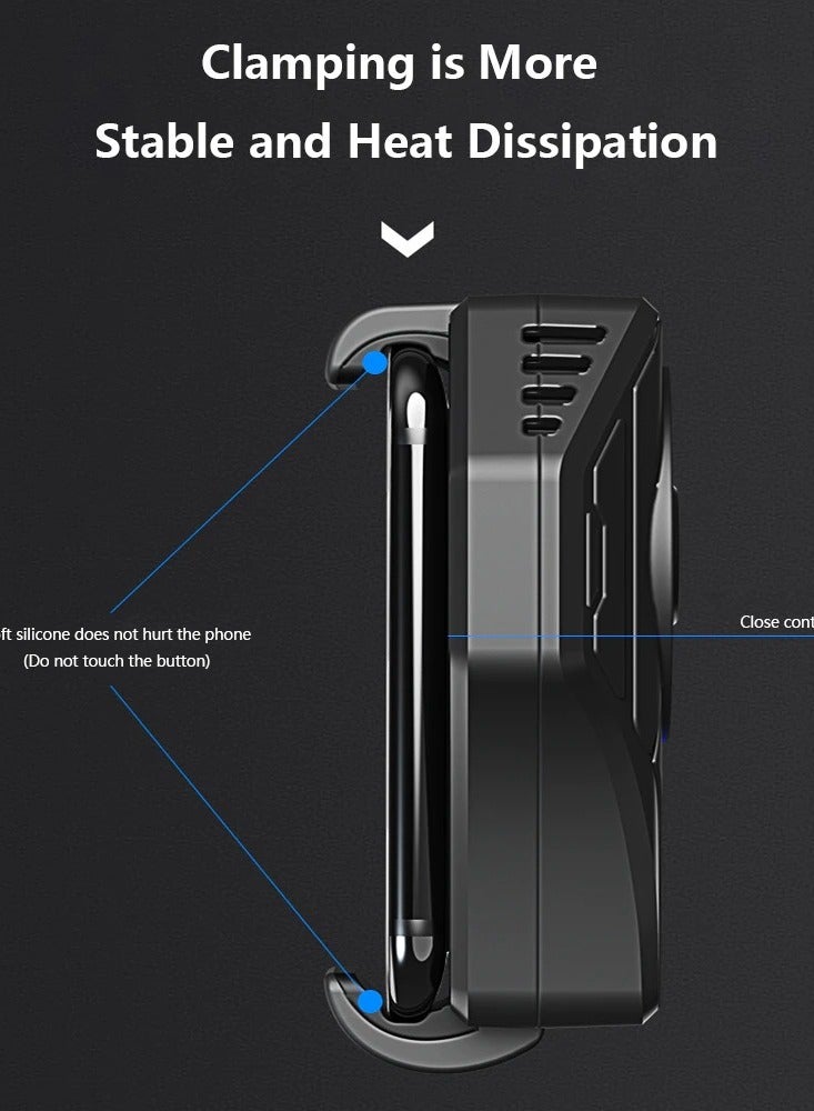 Memo Mobile Phone Radiator Phone Cooling Fan For Gaming With No Noise - Image 4