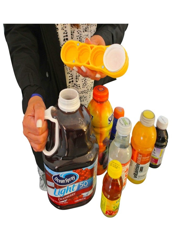 magic Opener COMBO - 1 mO MINI for small plastic caps & 1 mO PLUS for larger plastic caps See Pictures for Better Understanding - Soda Opener - Water Opener | Twist-off | Good for 16 sizes | Help Aids - Image 4