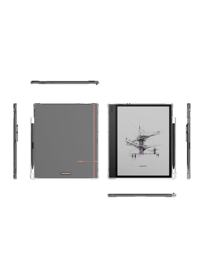 general Protective Case Compatible with Onyx Boox Note Air 5C 10.3-inch 2025 Model—Lightweight Transparent Flexible Soft Back Cover with Pen Slot, Suitable for Boox Note Air 5C - Image 5