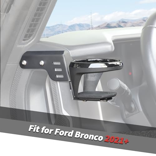 Jimen A Pillar Handle Cup Holder Fit for Ford Bronco 20212024 Driver Side - Image 3