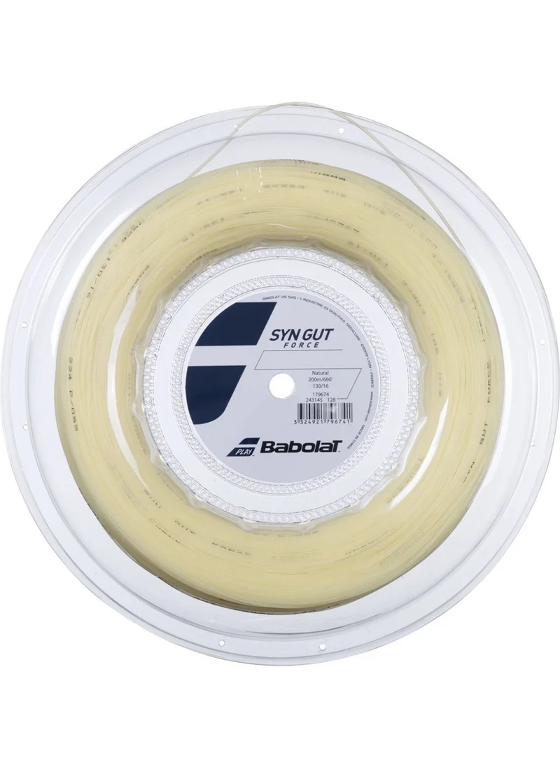 BabolaT Syn Gut Force 16 Natural Tennis Cord Reel