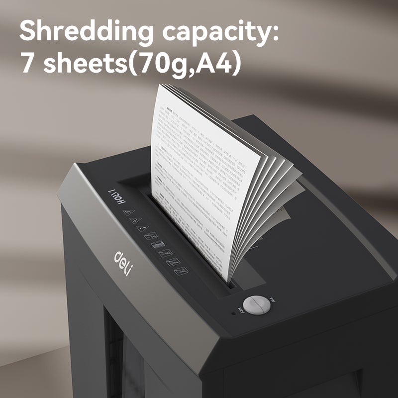 ديلي آلة تمزيق ورق عالية الأمان P6 تقطيع دقيق سلة 30 لتر للاستخدام المكتبي والاحترافي - Image 3