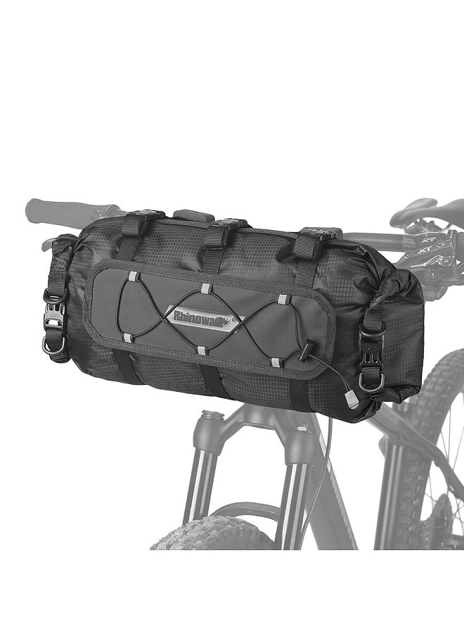 Rhinowalk Bicycle Handlebar Bag 12L Waterproof Bike FrontTube Bag Cycle Bag Light Weight Bicycle Storage Bag Bike Front Hung Bag  - Image 1