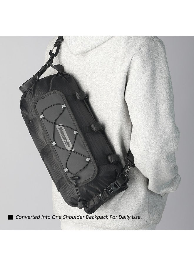 Rhinowalk Bicycle Handlebar Bag 12L Waterproof Bike FrontTube Bag Cycle Bag Light Weight Bicycle Storage Bag Bike Front Hung Bag  - Image 3