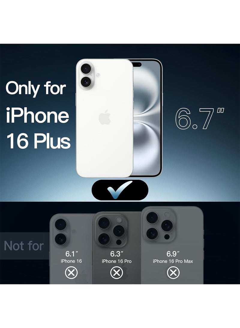 Aookay Magnetic Case for iPhone 16 Plus Case, Carbon Fiber Slim Ultra Thin Aramid Fiber Anti-Scratch Shockproof Phone Case (Black) - Image 2