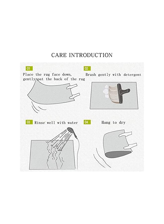 The Bros سجاد ملون غير منتظم 80X120 سم بخطوط رمادية سجادة عداء سجادة غرفة النوم غرفة المعيشة سجادة أرضية حصيرة مطبخ حمام حصيرة امتصاص الماء - Image 4