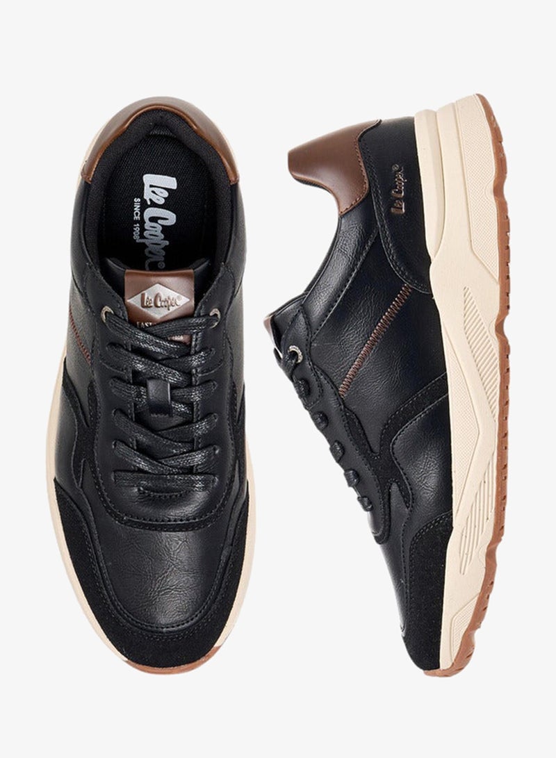 Lee Cooper Men's Panelled Lace-Up Sneakers - Image 3