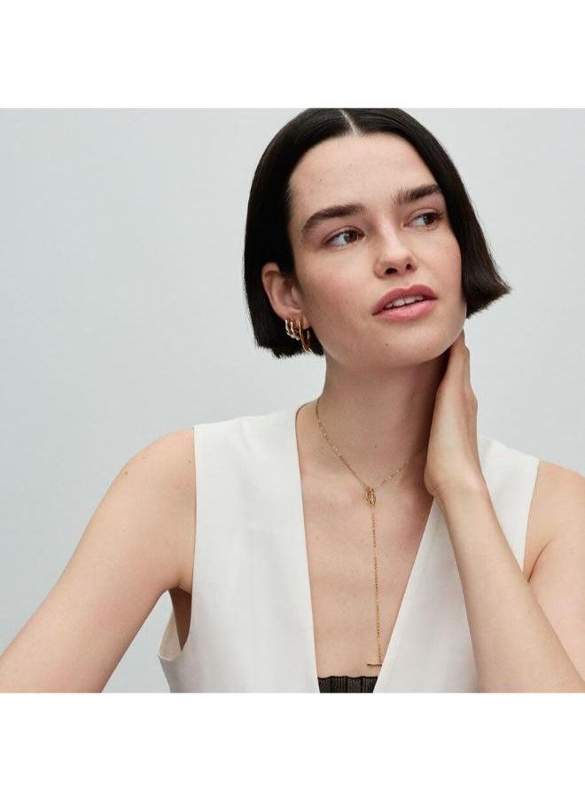 PANDORA Shaped Open Hoop Earrings  - Image 4