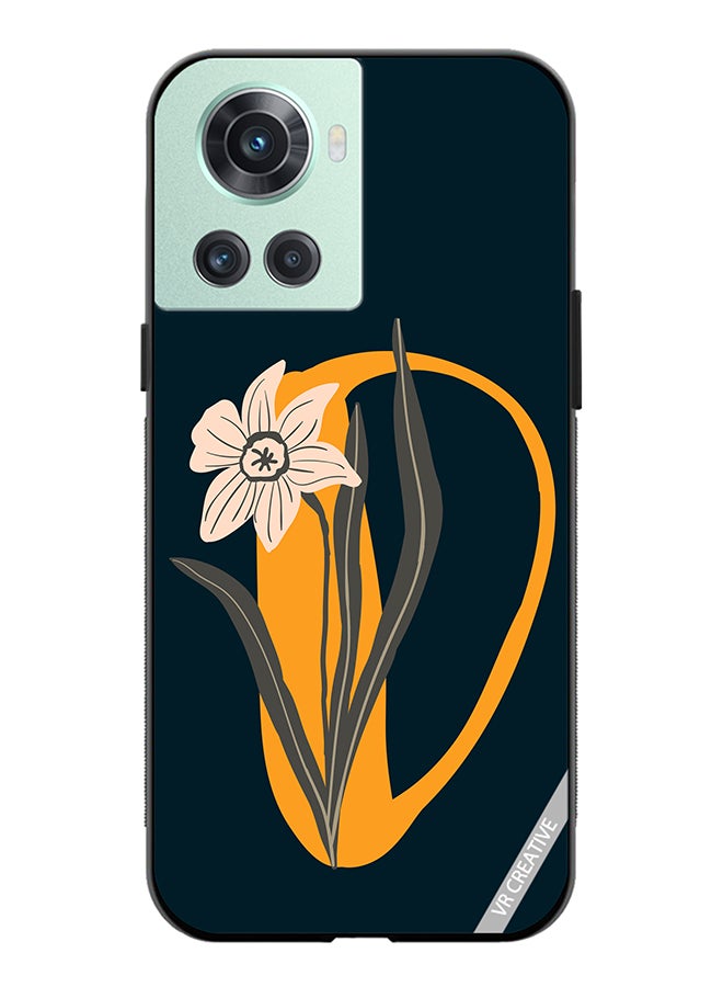 VR CREATIVE Protective Case Cover For OnePlus Ace Alphabet D Design Multicolour - Image 1