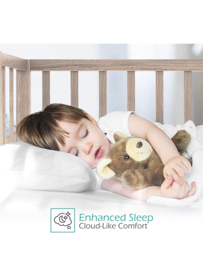 Nestl Nestl Kids Pillow - Pack of 2 Child Pillows - Cotton Pillow - Soft Travel Pillow - Perfect Bed Pillow - 13 x 18 Inches,White  - Image 5