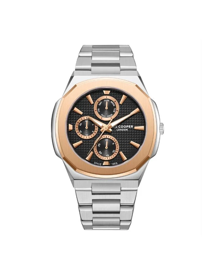 Lee Cooper Men's Metal Multi Function Watch LC08047.550 - 45 mm