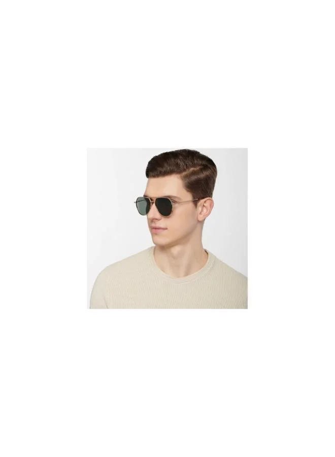 John Jacobs JJ Tints Full Rim Aviator Frame Polarized &amp; UV Protected Sunglasses JJ S11123 - 56mm - Gold