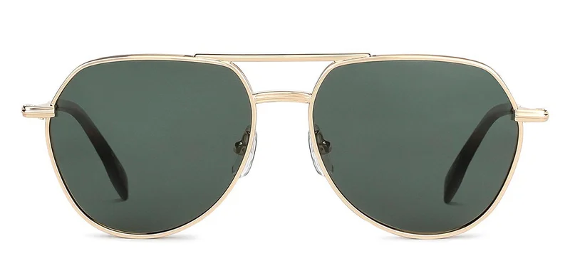 جون جاكوبس JJ Tints Full Rim Aviator Frame Polarized &amp; UV Protected Sunglasses JJ S11123 - 56mm - Gold