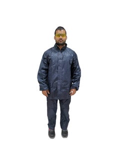 DW02 Waterproof Rain Suit for Men & Women – Full-Body Protection, Windproof, and Lightweight | Navy | Size-M - pzsku/ZE47373CB69977B65D3BBZ/45/_/1733205344/a93f1d85-ec67-4428-9578-18088be6e1e7