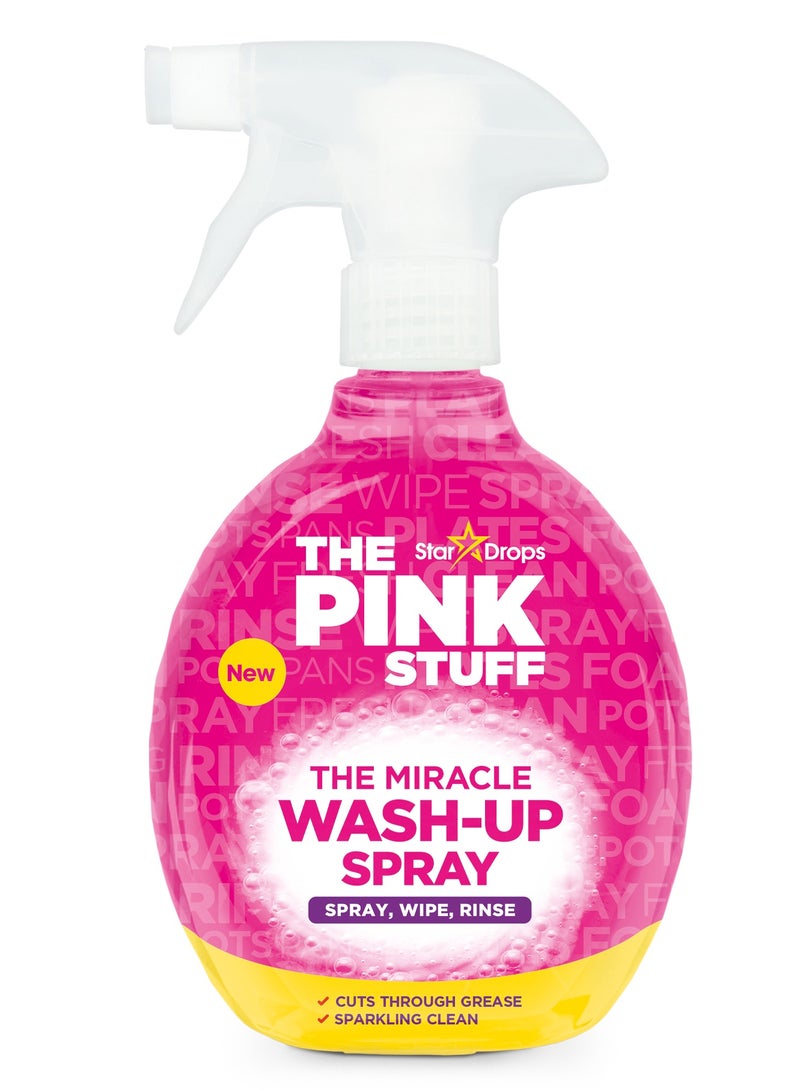 THE PINK STUFF Star Drops The Pink Stuff The Miracle Wash up Spray  500ml - Image 1