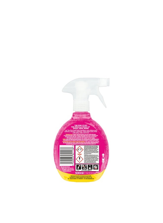THE PINK STUFF Star Drops The Pink Stuff The Miracle Wash up Spray  500ml - Image 2