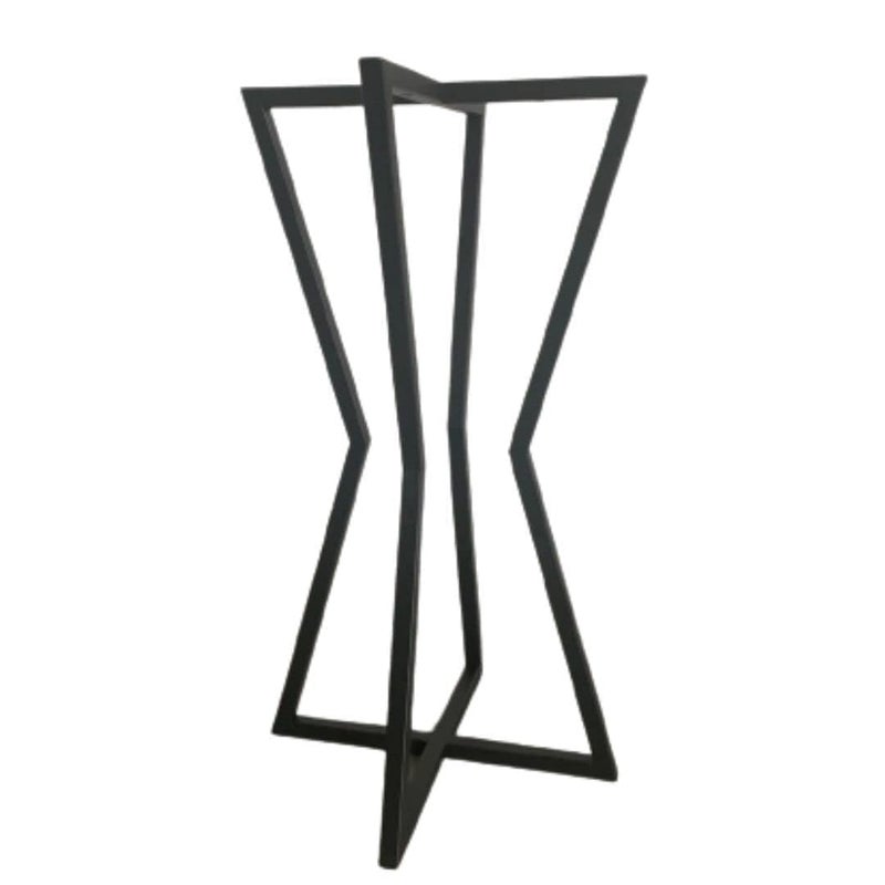 Reyox Furniture Metal Legs for Table Dining Table Legs for Kitchen Modern Industrial Style L DesignPack of 1 Black H71 cmW5cm - Image 1