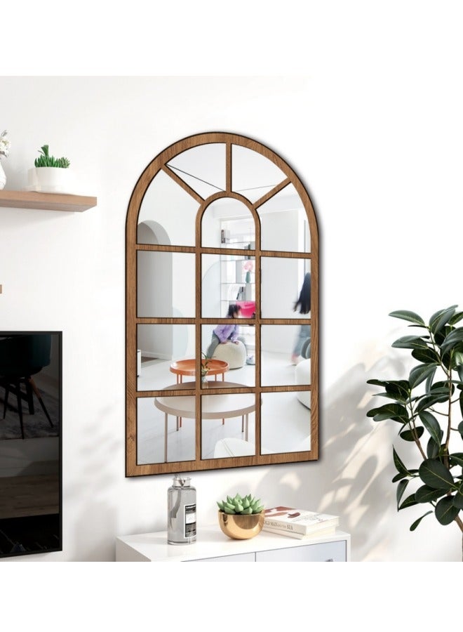 ميكسد جدار المرآة نافذة الديكور ، غرفة المعيشة مرآة قوس مدخل غرفة نوم حمام مضمد - Image 4