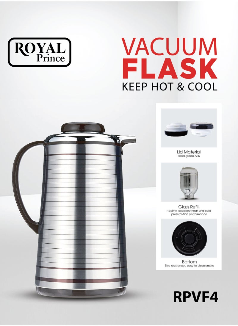 Vacuum Flask 1.9 Liter Black & Silver Color RPVF4