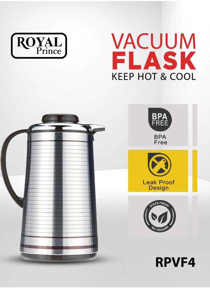 Vacuum Flask 1.9 Liter Black & Silver Color RPVF4