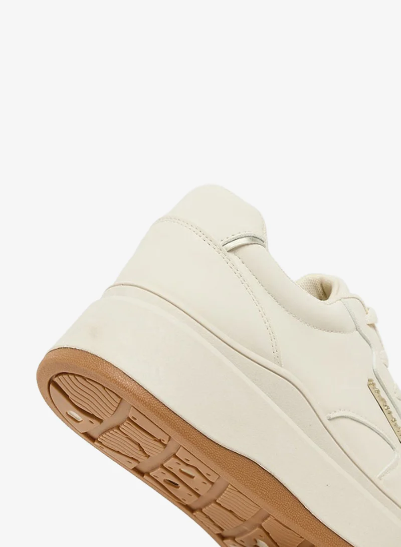 U.S. Polo Assn.  U.S. Polo Assn. Women’s CALISTA GLB 5PR Chunky Sole Sneakers - Beige for Women | Best Price UAE