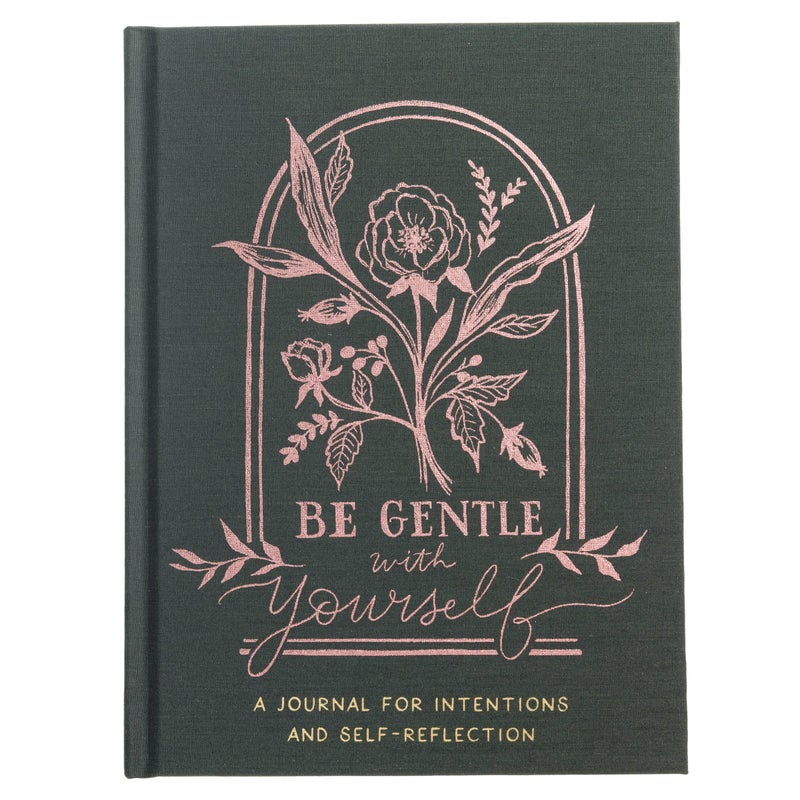 Graphique Self-Care Journal - Positive Self - 256 Pages - Weekly Quote & Daily Fill in Interiors - Hardbound Fabric Cover - Ribbon Marker (6" x 8") - Image 1