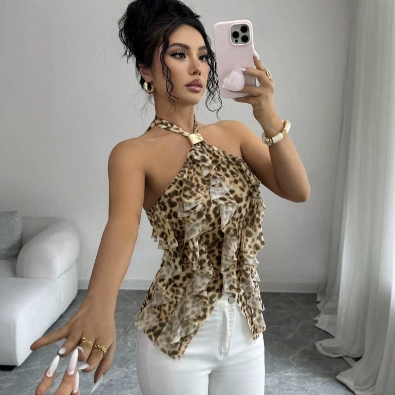قميص كامي علوي مطبوع - Image 1