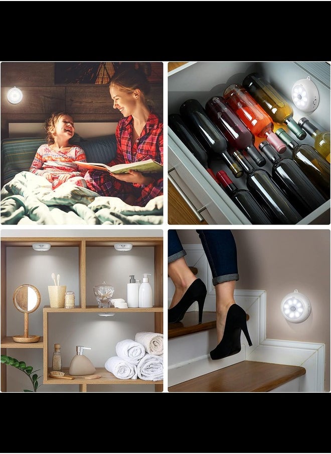 Generic AA Battery Powered Lights, Motion Sensor Light Indoor, Under Cabinet Light, Battery Led Light, Closet Lights, Stick on Wireless Puck Lights for Hallway, Stairway, Basement, Kitchen  - Image 5