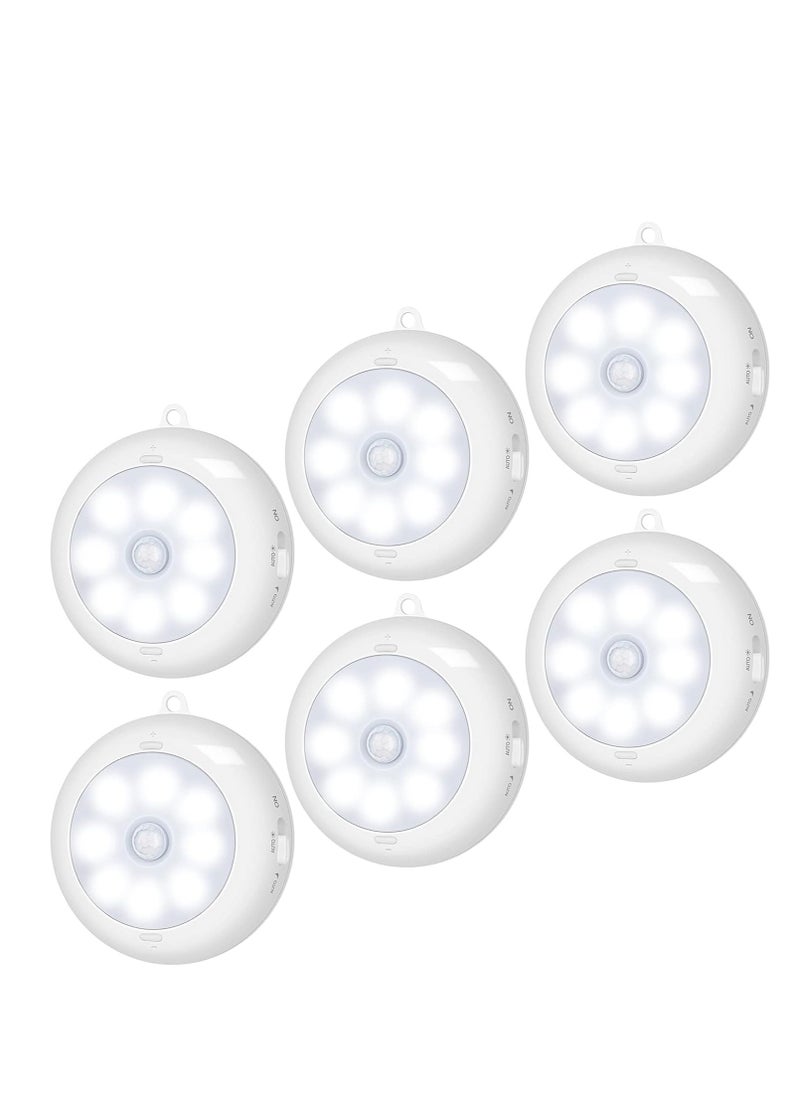 Generic AA Battery Powered Lights, Motion Sensor Light Indoor, Under Cabinet Light, Battery Led Light, Closet Lights, Stick on Wireless Puck Lights for Hallway, Stairway, Basement, Kitchen  - Image 1