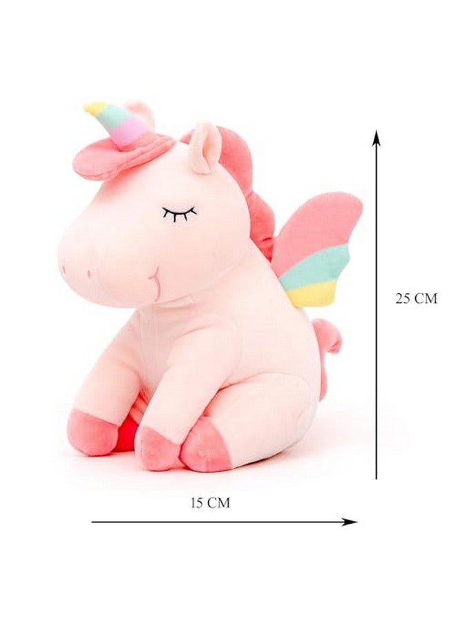 جيادا لعبة يونيكورن محشوة فائقة النعومة من جيادا 20 سم - وردي - Image 3