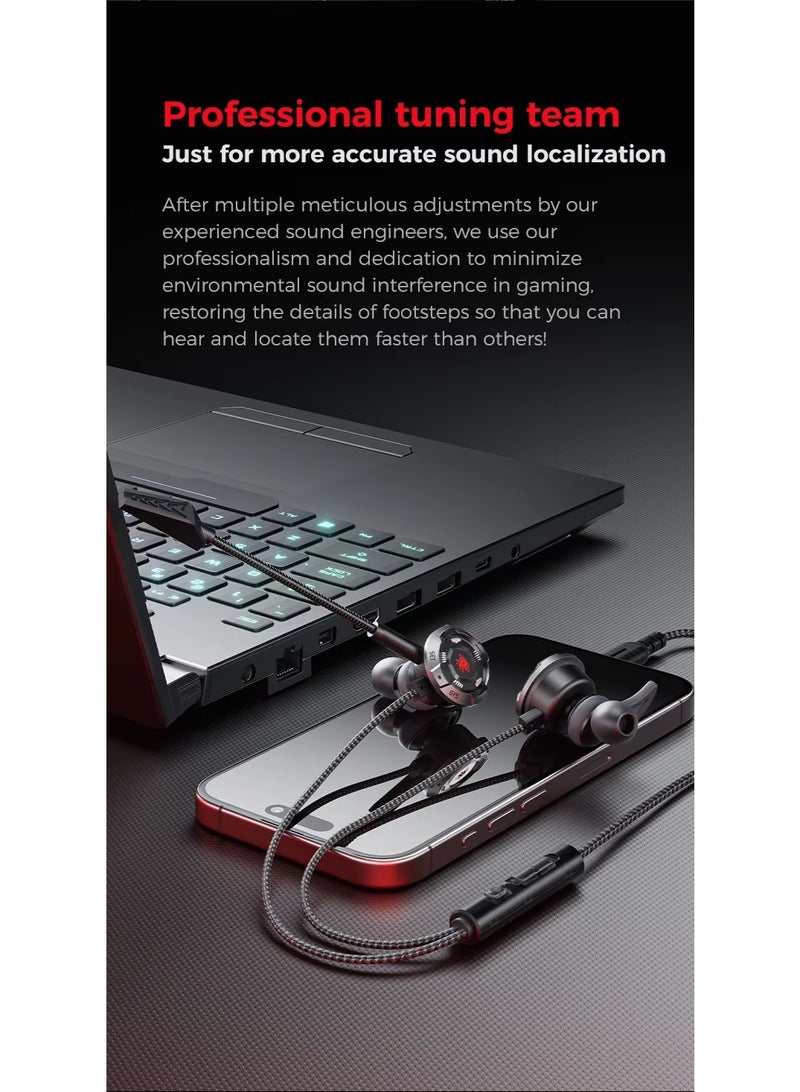 Plextone RX3 Gen2 Type-C Gaming Headset with Microphone: High-performance gaming and calls with powerful bass and built-in microphone. Comfortable for extended use. 120cm length. Black. - Image 3