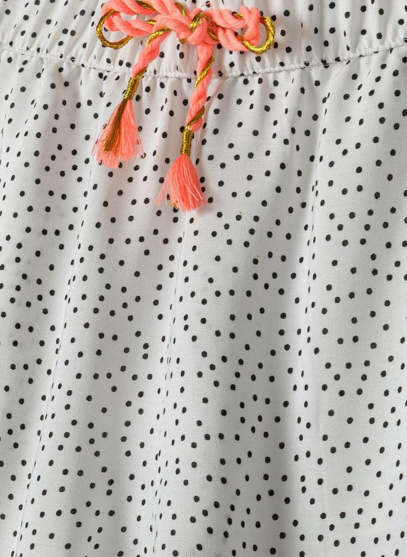 MINOTI Girls Jogger Trousers with Elastic Waist and Allover Print  - Image 3