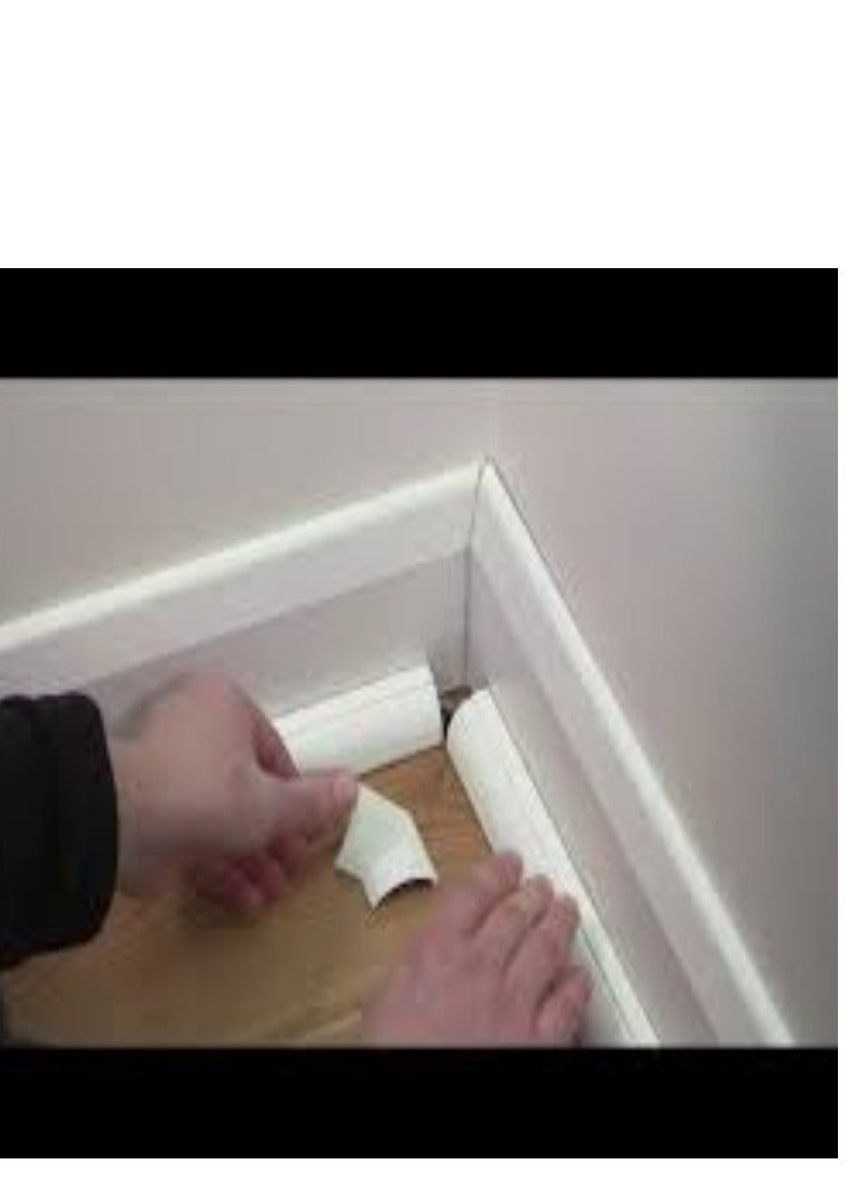 KNP KNP PVC Floor Trunking (70mm x 20mm) is a robust and spacious solution designed to organize and protect electrical cables and wiring in various environments.  - Image 3
