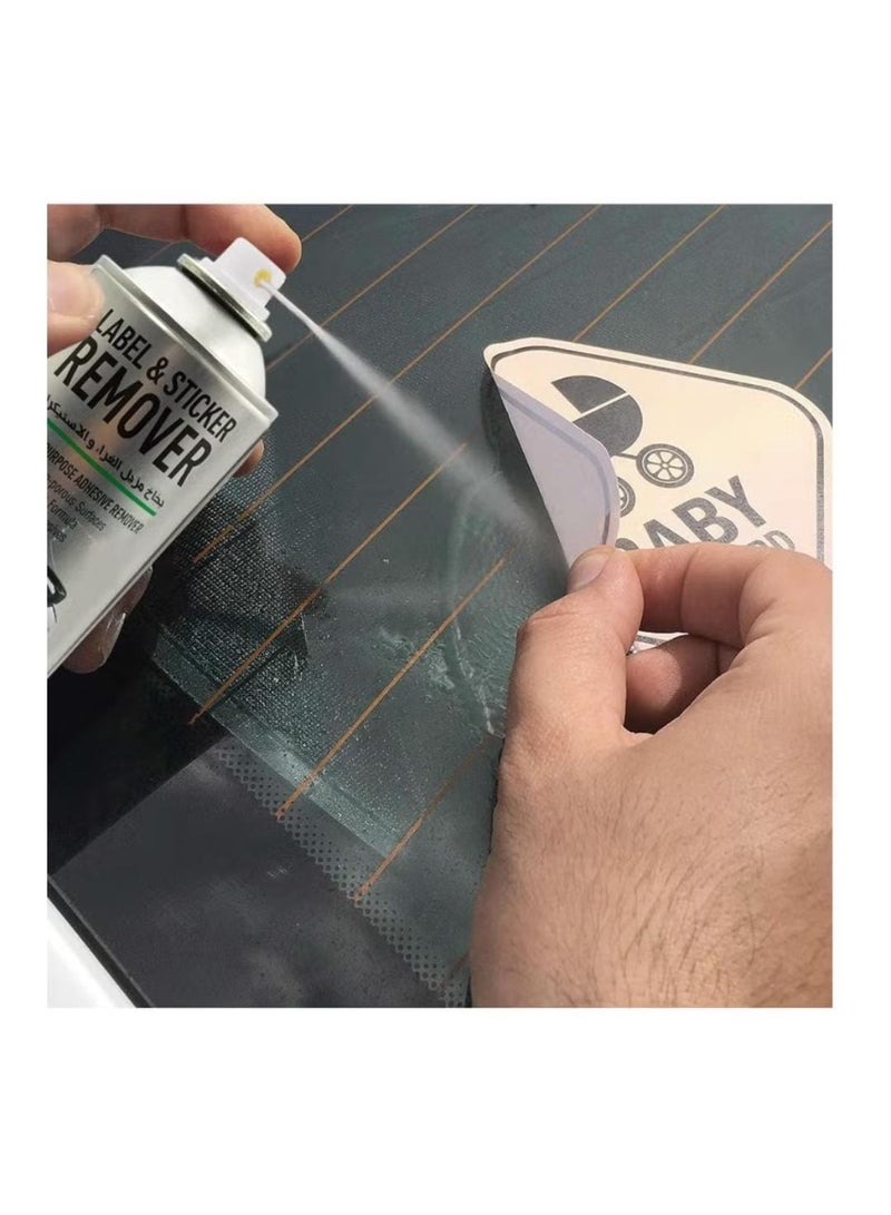 نورا بخاخ مزيل الملصقات NORA N-503، قطعتان (450 مل لكل منهما) - منظف لاصق للسيارات والزجاج والبلاستيك والمعادن - سريع المفعول، آمن على الطلاء، سهل الاستخدام - Image 3