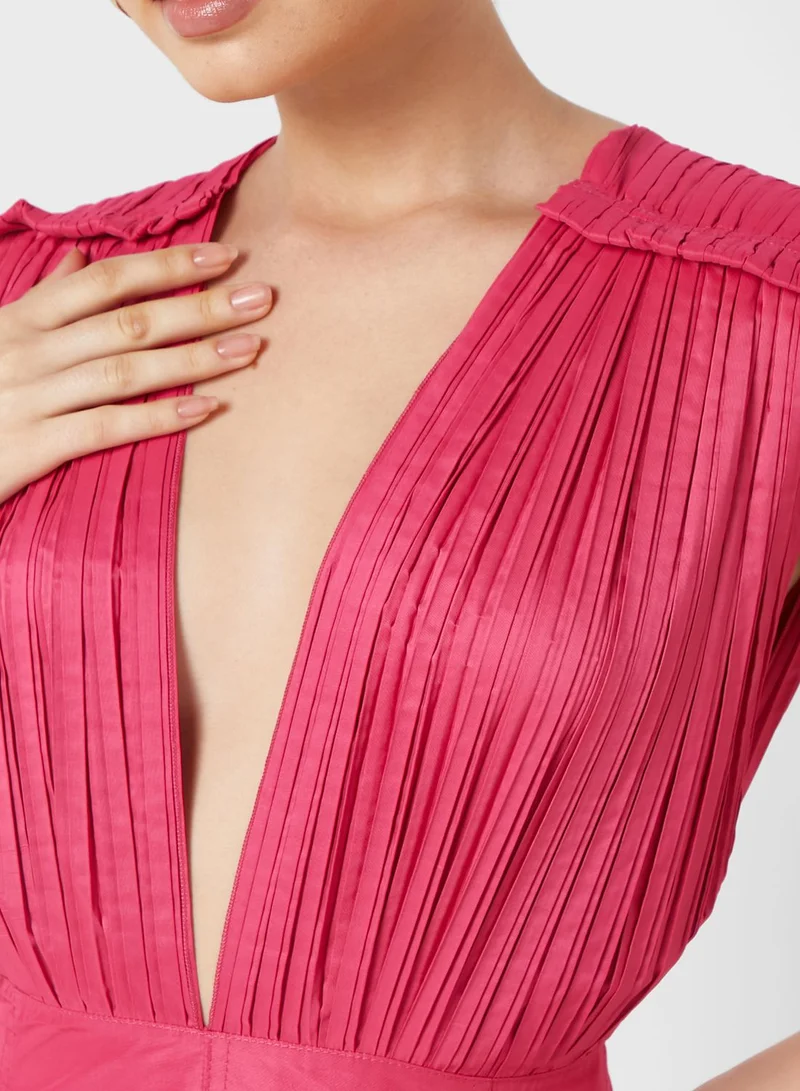 نوكتورن Surplice Neck Dress