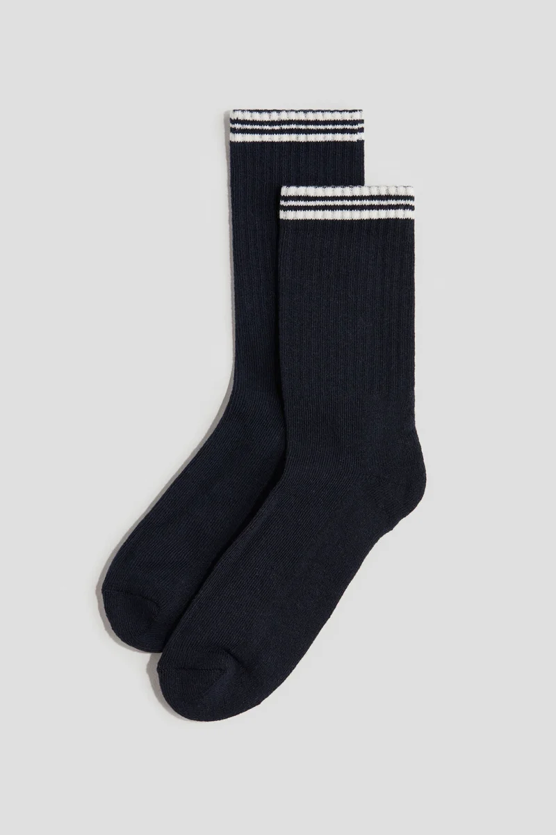 H&M 5-pack ribbed socks