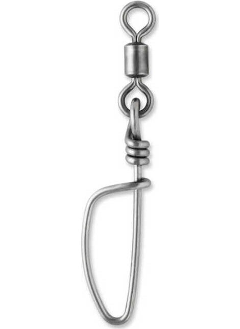 VMC - Stainless Steel Clip Fishing Swivel Sstss Standard-No:1-0 - 2 Pieces - Image 1