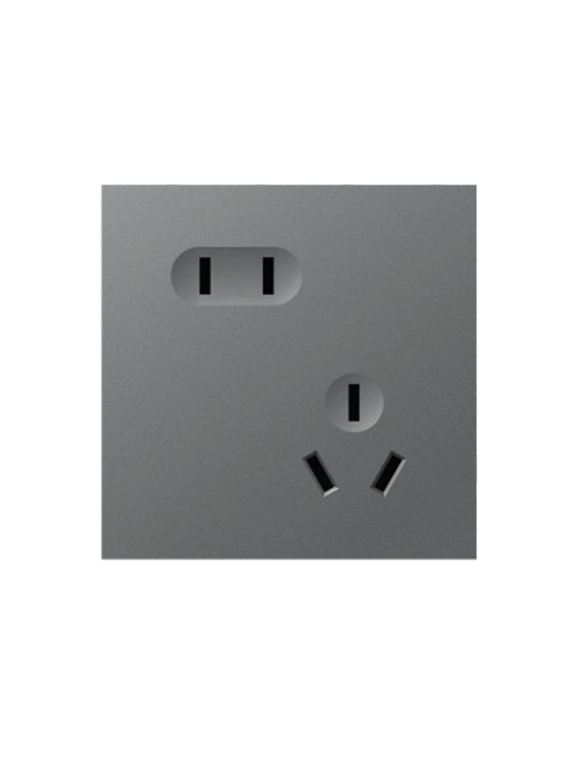 Domestic socket (offset two-pole and three-pole socket) 