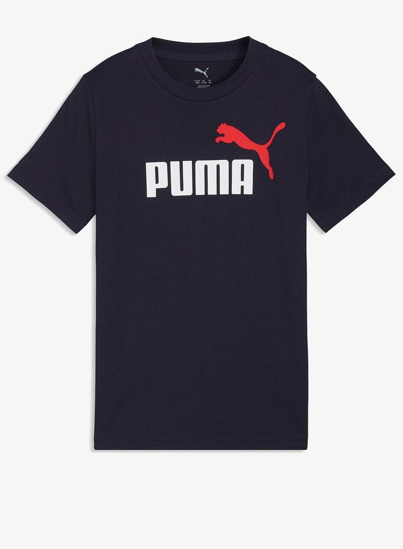 PUMA Youth Essential Two Color No.1 Logo T-Shirt - Image 4