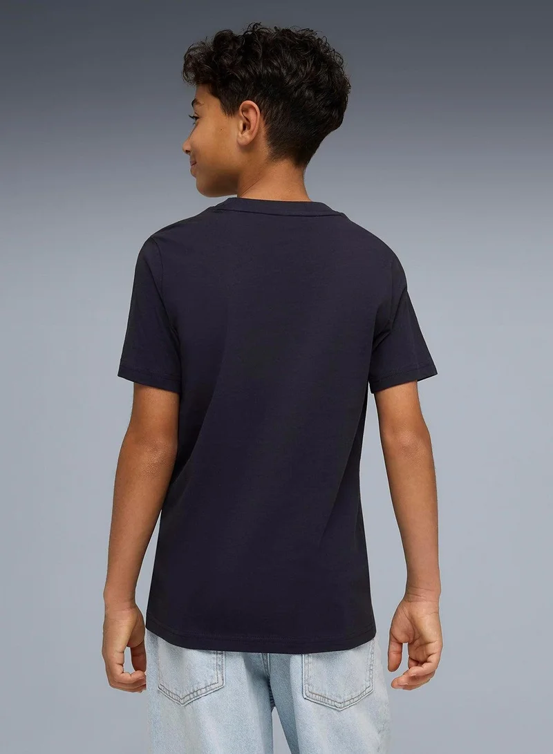 بوما تيشيرت بشعار أساسي بلونين رقم  للشباب