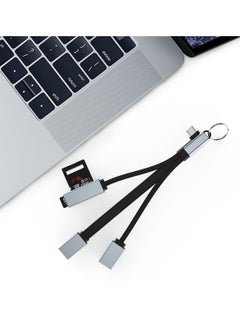 Y&D USB C Hub 4-in-1 Docking Station Portable Compatible Type-C Interface Phones and Computers Support USB-A 3.0/2.0 Port SD/TF Reader  - Image 1