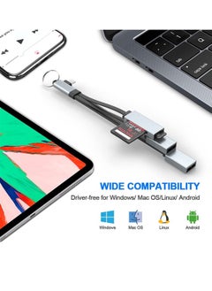 Y&D USB C Hub 4-in-1 Docking Station Portable Compatible Type-C Interface Phones and Computers Support USB-A 3.0/2.0 Port SD/TF Reader  - Image 4