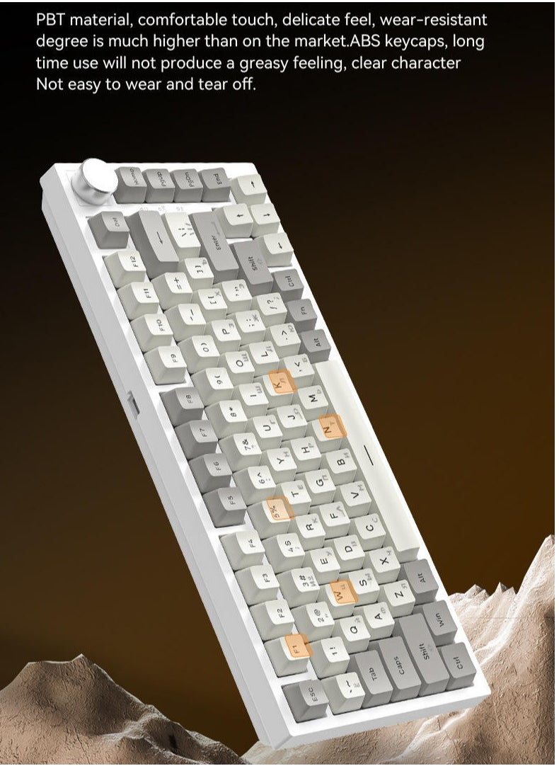 Attack Shark K85 Wired Mechanical Keyboard Hot Swappable Low Latency RGB Custom Esports Magnetic Axis Mechanical Keyboard  - Image 3