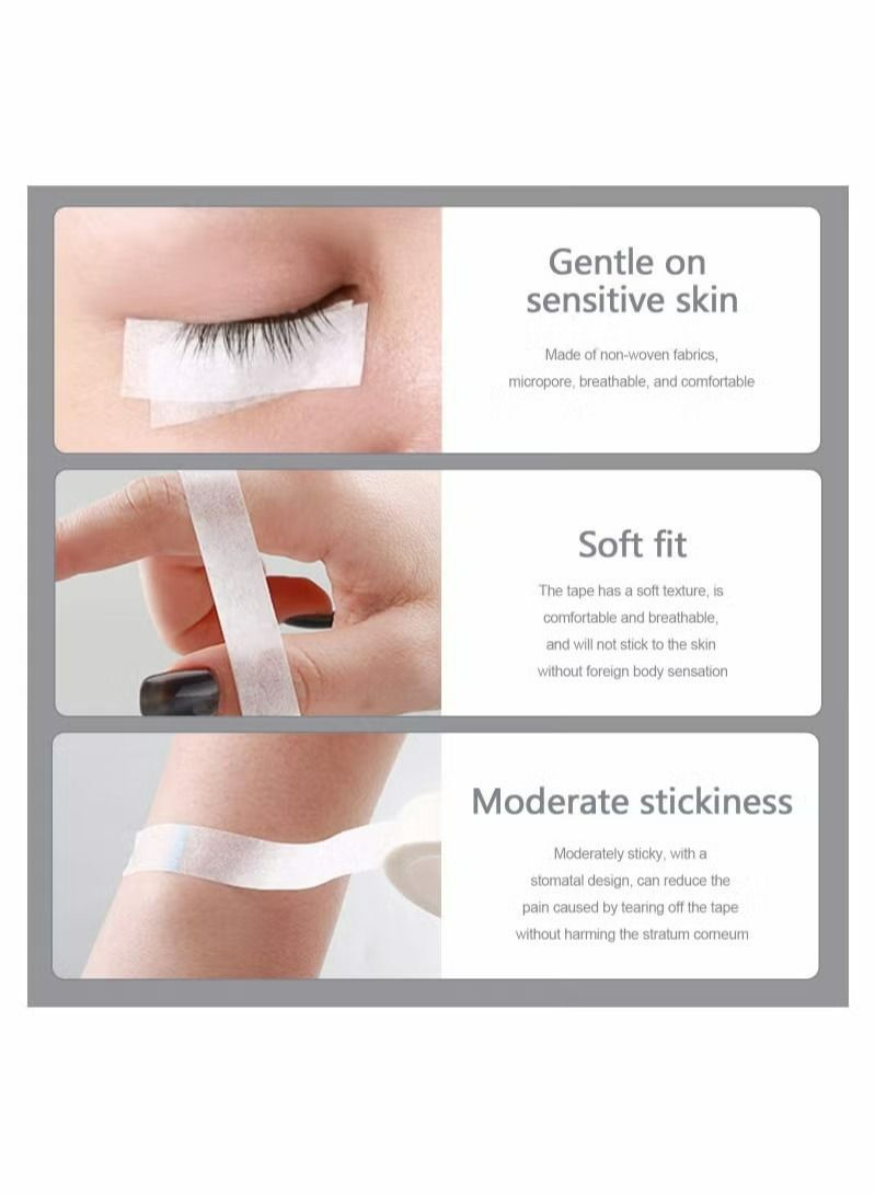 Generic Eyelash Extension Tape 10 Rolls Adhesive Fabric Eyelash Tapes, Micropore Medical Tape for Eyelash Extension, Adhesive Fabric Tape for Eyelash Extension Supply, 0.5 inch x 10 Yards  - Image 5