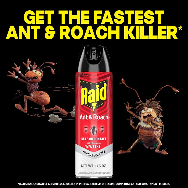 SC Johnson RAID ANT & ROACH KILLER 17.5 OZ - Image 5