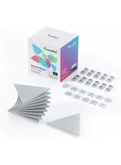 Nanoleaf مجموعة توسيع الأشكال المثلثة الصغيرة - 10 عبوات - نظام لوحة إضاءة LED واي فاي ذكي مع متخيل موسيقى، ديكور فوري للحائط، استخدام المنزل أو المكتب، استهلاك منخفض للطاقة | أضواء الألعاب  - Image 2