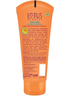 LOTUS HERBALS Safe Sun Daily Multi-Function Sunblock Spf 70 PA+  - Image 3