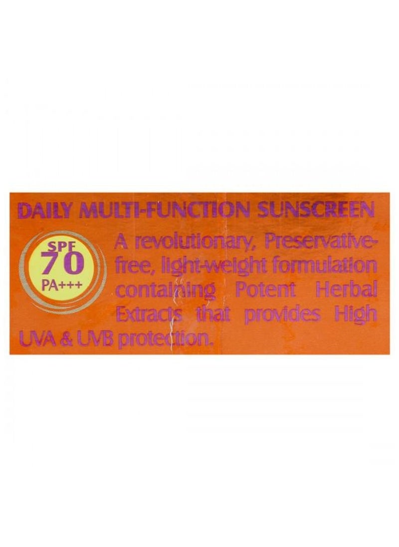 LOTUS HERBALS - Safe Sun Daily Multi-Function Sunblock Spf 70 PA+ - Image 1