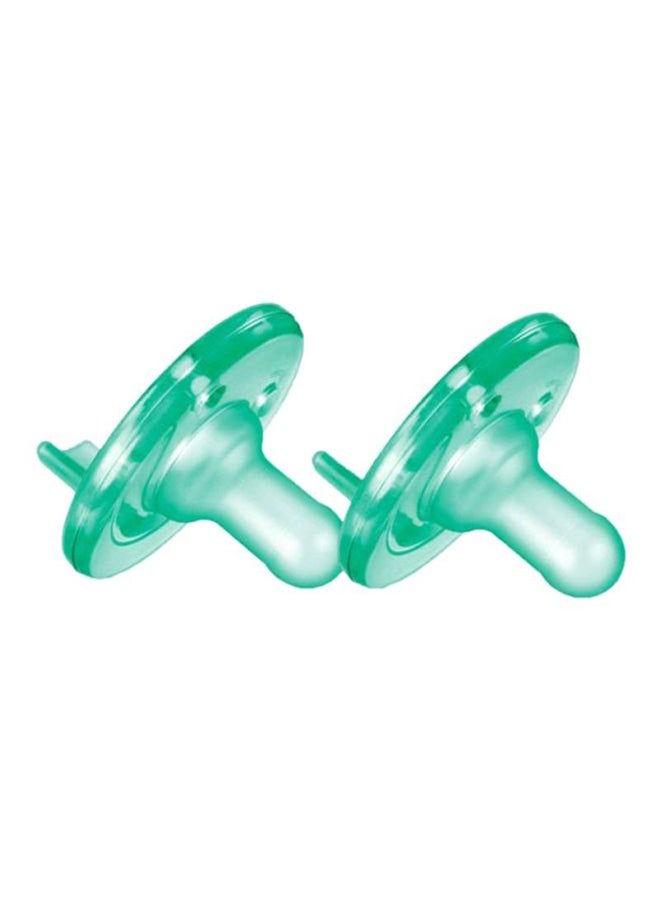 Philips Avent 2-Piece Super Soothe Pacifier - Green - Image 2